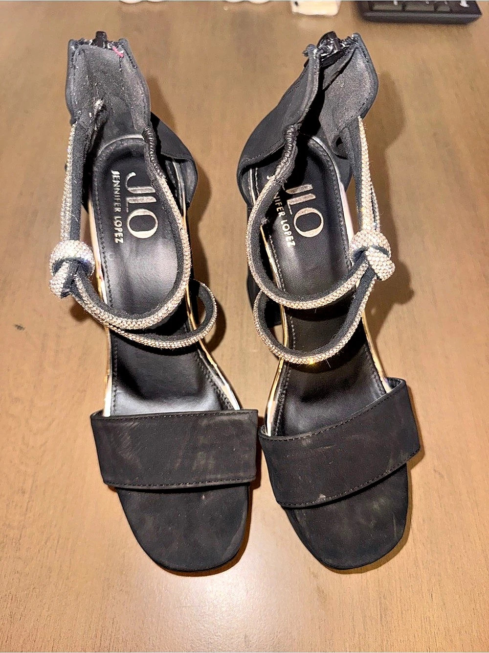 JLO Black Platform Heels - Picture 2 of 3